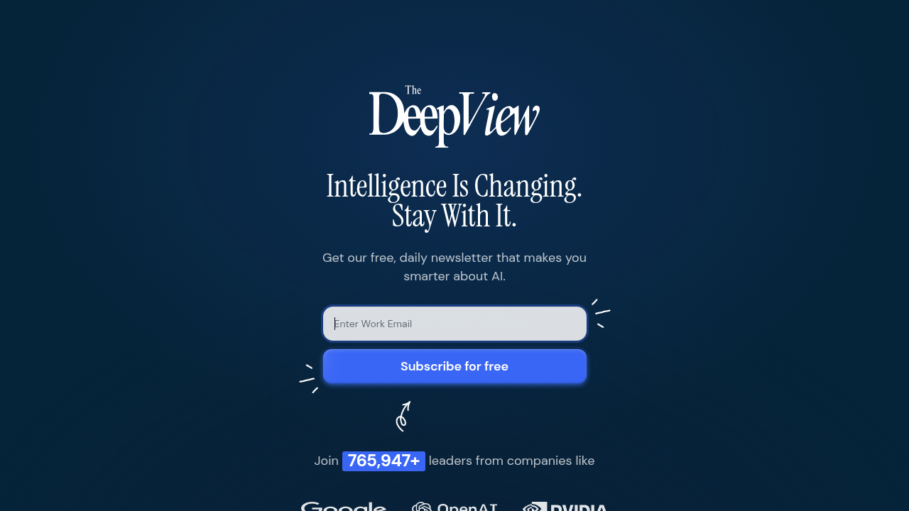 Subscribe to The Deep View Newsletter for daily updates on AI and policy developments.