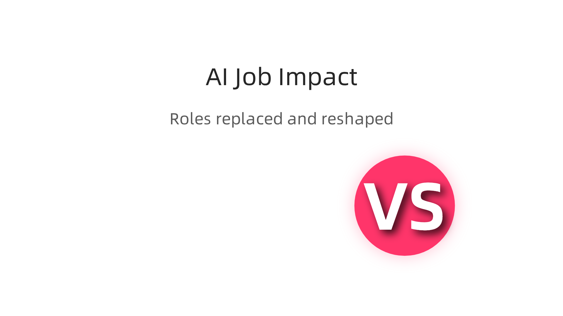 An infographic illustrating how artificial intelligence is directly replacing and reshaping traditional tech job functions.