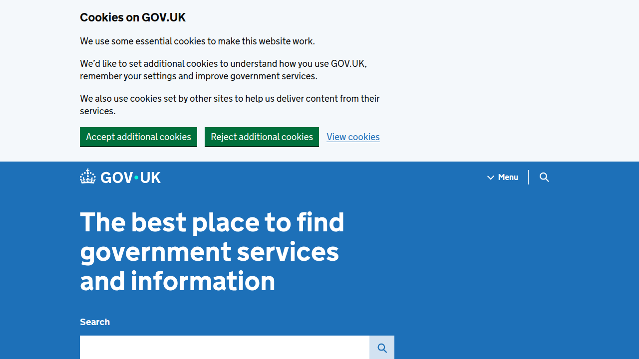 The official website of the UK government, showcasing resources related to generative AI and its ethical use in education.