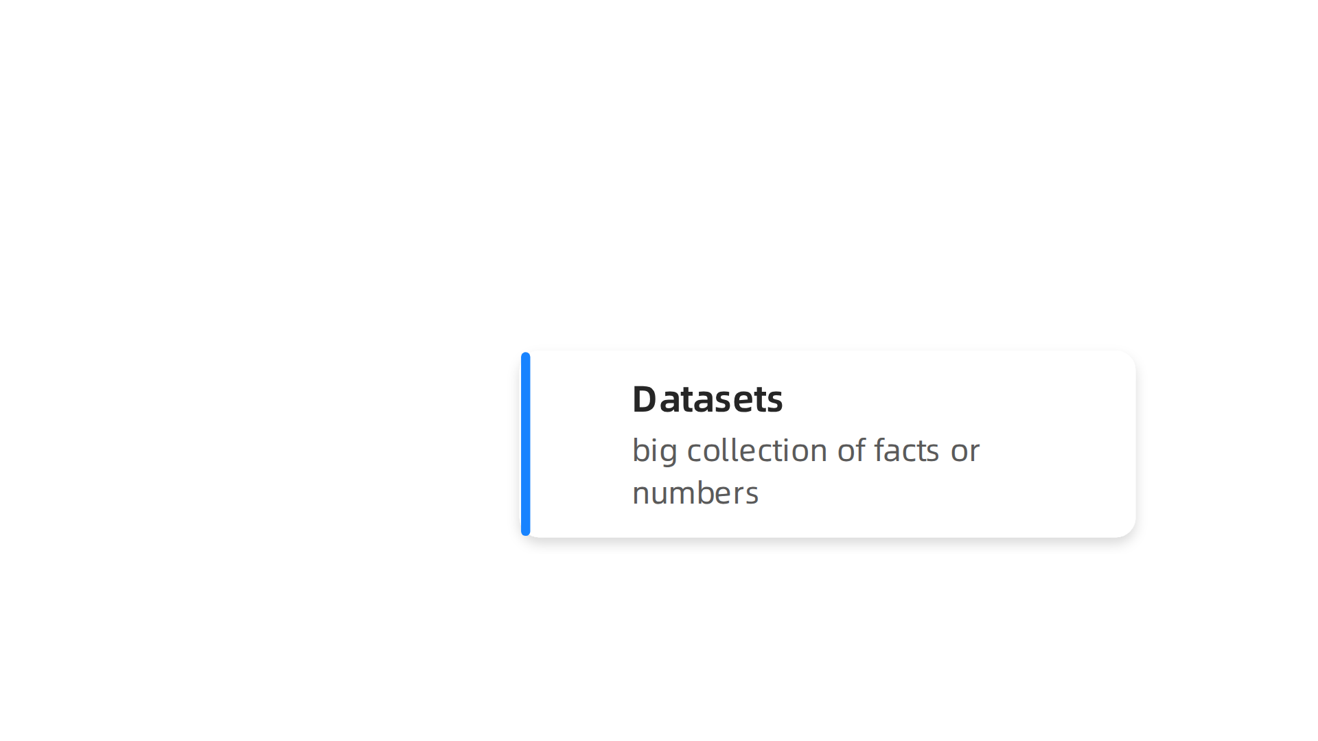A concise glossary of essential tech data terms for policy professionals, ensuring a shared understanding.