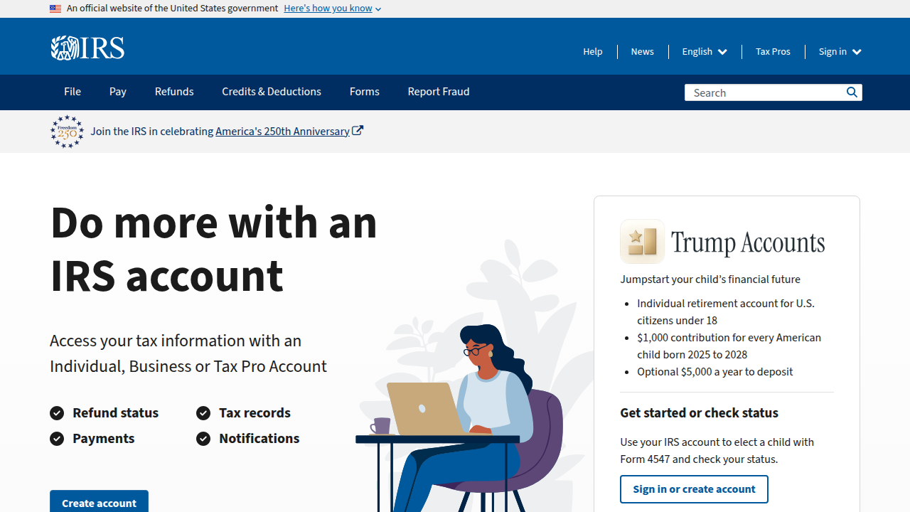 Access official tax information, forms, and guidance directly from the Internal Revenue Service (IRS).