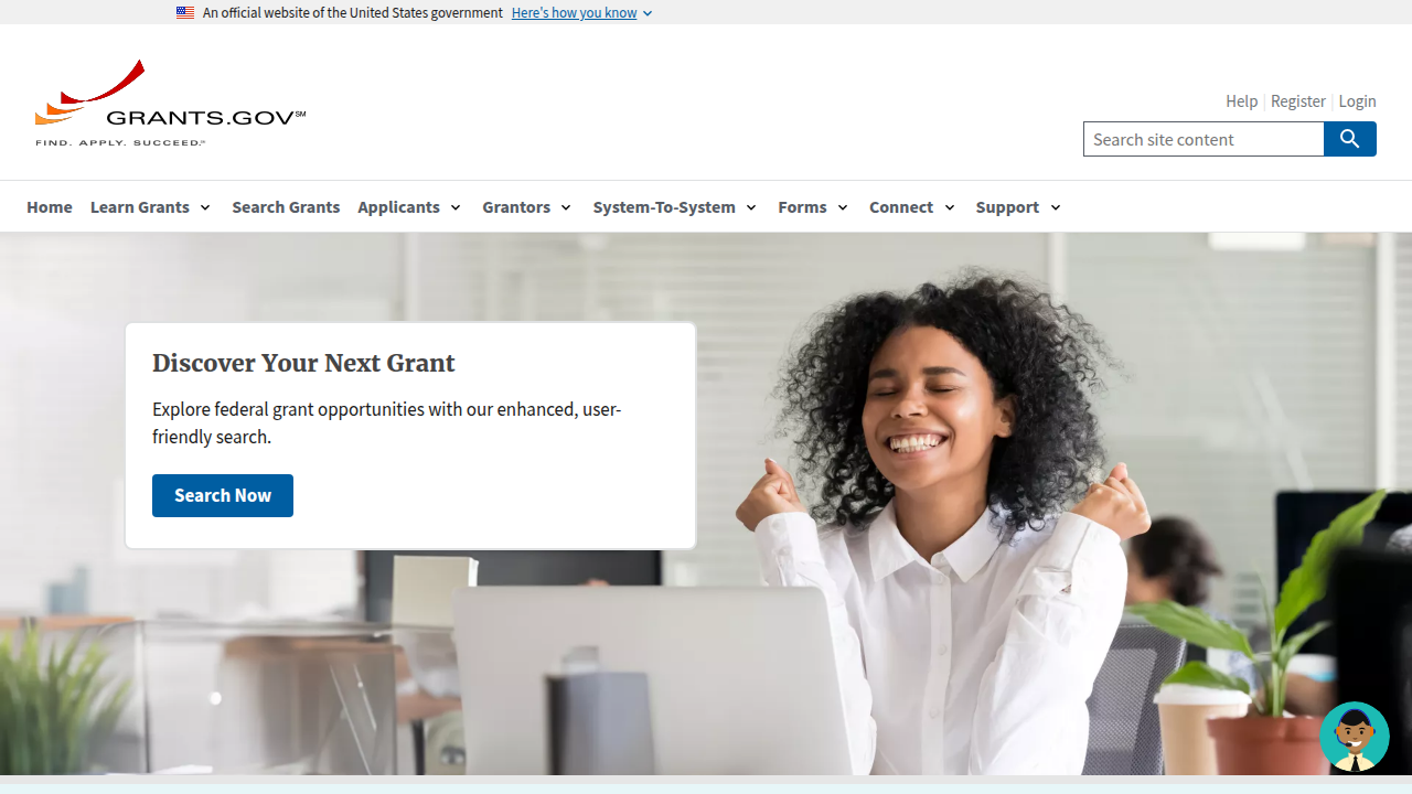 Discover federal grant opportunities for various projects and initiatives on the official Grants.gov website.