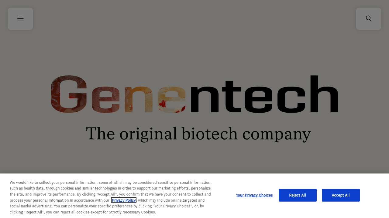 The official Genentech website provides key updates on their latest scientific advancements and business activities.