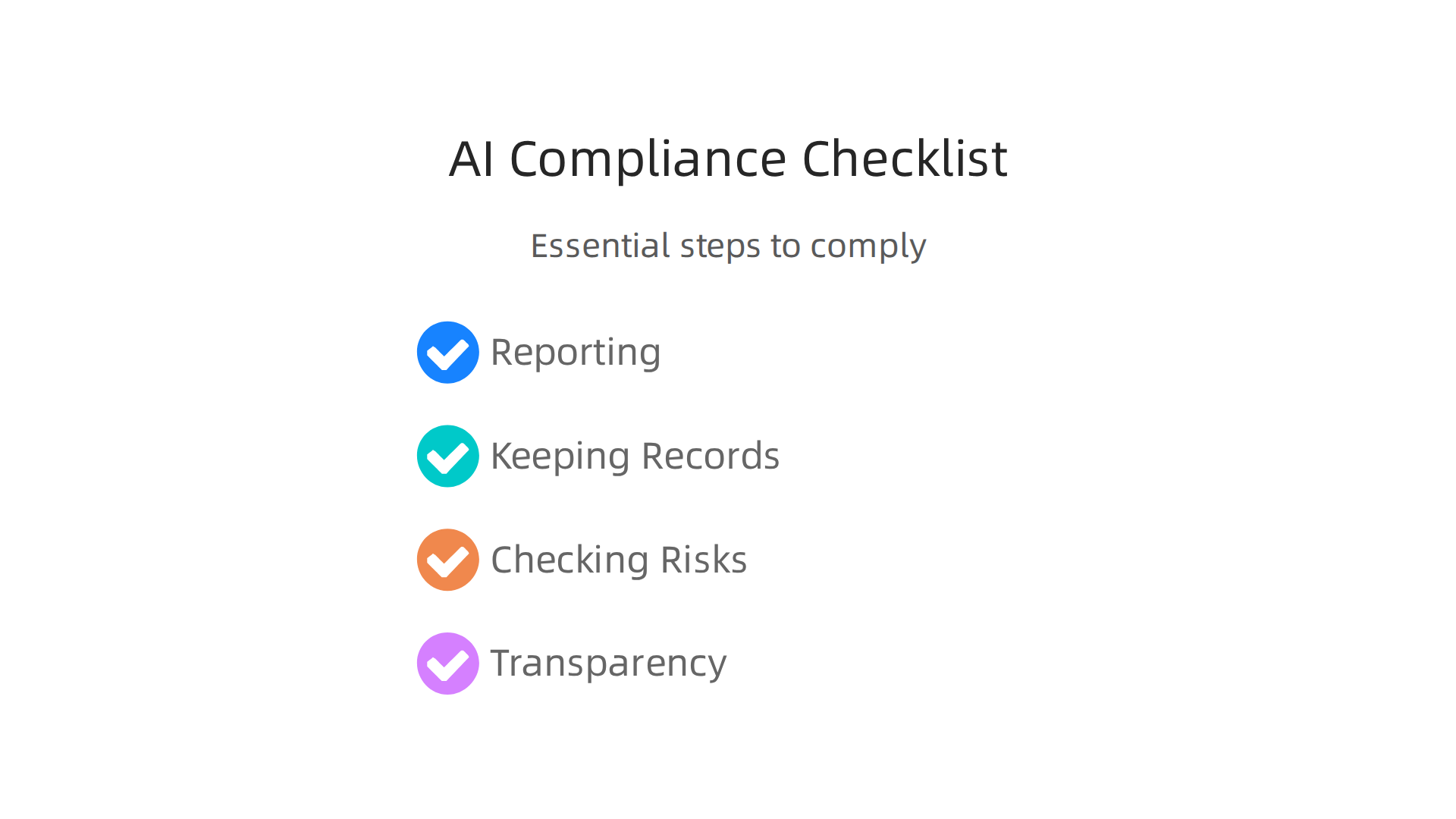 Essential steps companies must take to comply with new AI regulations.